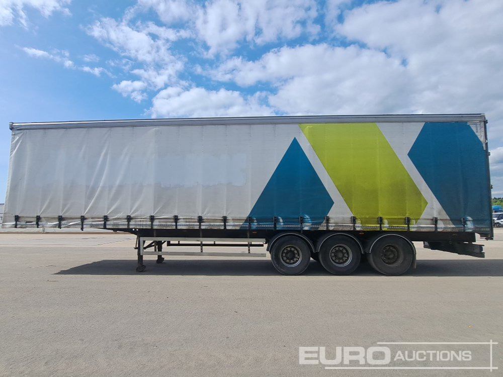 SDC 45' Tri Axle Curtainsider Trailer, BPW Axles, - Tenta puspiekabe: foto 2 SDC 45' Tri Axle Curtainsider Trailer, BPW Axles, - Tenta puspiekabe: foto 2