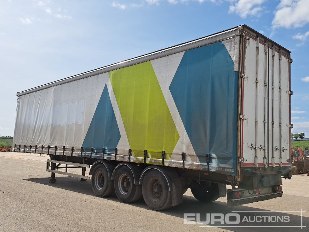 SDC 45' Tri Axle Curtainsider Trailer, BPW Axles, - Tenta puspiekabe: foto 3 SDC 45' Tri Axle Curtainsider Trailer, BPW Axles, - Tenta puspiekabe: foto 3