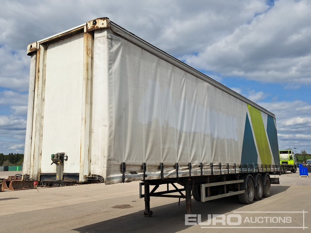 SDC 45' Tri Axle Curtainsider Trailer, BPW Axles, - Tenta puspiekabe: foto 1 SDC 45' Tri Axle Curtainsider Trailer, BPW Axles, - Tenta puspiekabe: foto 1