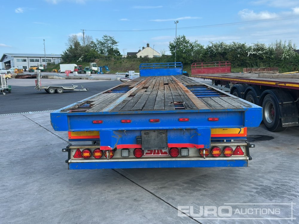 SDC 45' Tri Axle Flat Trailer, BPW Axles - Bortu puspiekabe/ Platforma: foto 4 SDC 45' Tri Axle Flat Trailer, BPW Axles - Bortu puspiekabe/ Platforma: foto 4
