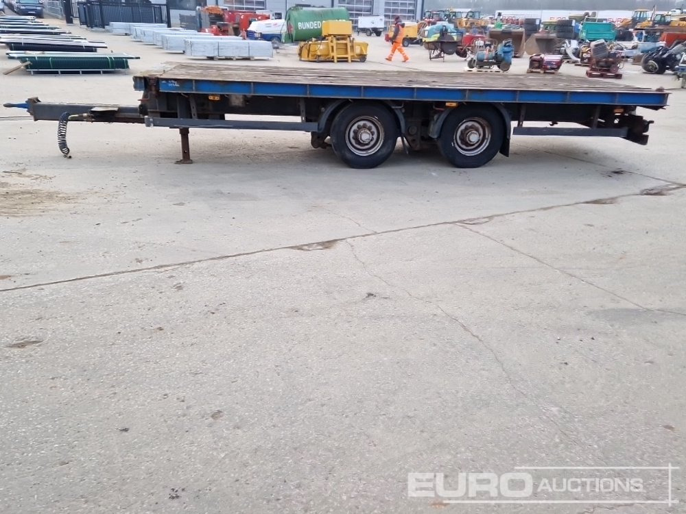 SDC Twin Axle Drag Flat Trailer, Twist & Locks, Air Brakes - Puspiekabe zema profila platforma: foto 4 SDC Twin Axle Drag Flat Trailer, Twist & Locks, Air Brakes - Puspiekabe zema profila platforma: foto 4
