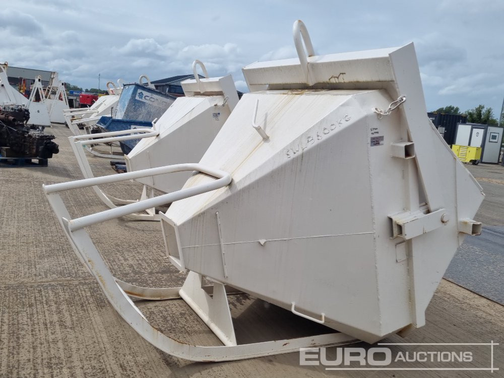 Secatol 1500 Litre Concrete Skip to suit Crane - Izgāžams konteiners: foto 4 Secatol 1500 Litre Concrete Skip to suit Crane - Izgāžams konteiners: foto 4