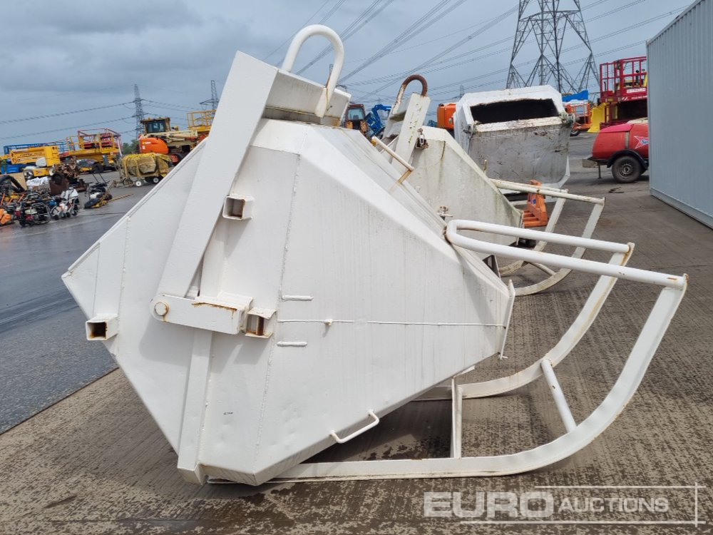 Secatol 1500 Litre Concrete Skip to suit Crane - Izgāžams konteiners: foto 2 Secatol 1500 Litre Concrete Skip to suit Crane - Izgāžams konteiners: foto 2