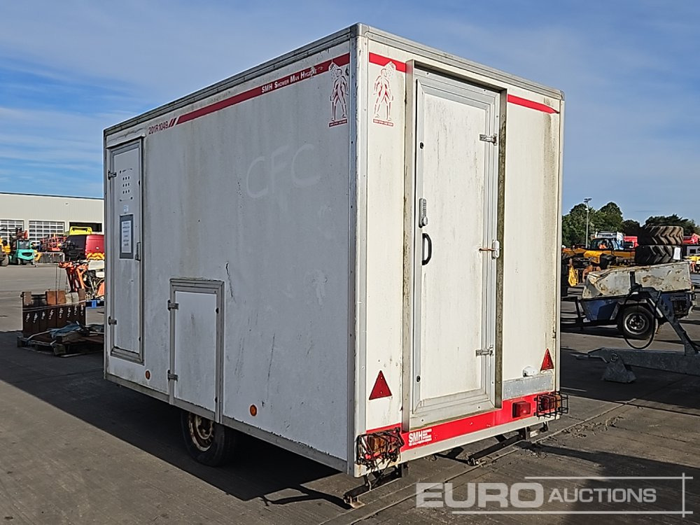 Single Axle Decontamination Trailer - Celtniecības tehnikas piekabe: foto 3 Single Axle Decontamination Trailer - Celtniecības tehnikas piekabe: foto 3