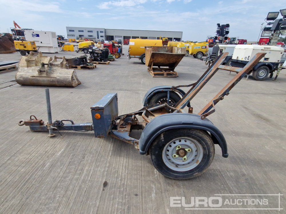 Single Axle Trailer to suit Pedestrian Roller - Asfalta ieklāšanas tehnika: foto 2 Single Axle Trailer to suit Pedestrian Roller - Asfalta ieklāšanas tehnika: foto 2