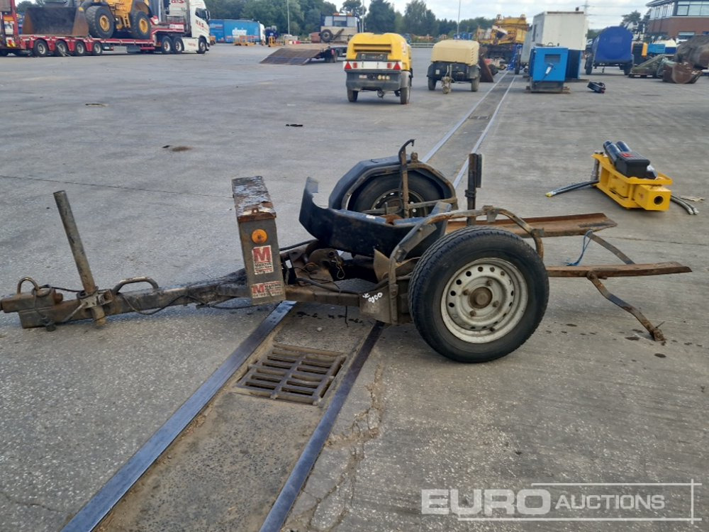 Single Axle Trailer to suit Pedestrian Roller - Asfalta ieklāšanas tehnika: foto 2 Single Axle Trailer to suit Pedestrian Roller - Asfalta ieklāšanas tehnika: foto 2