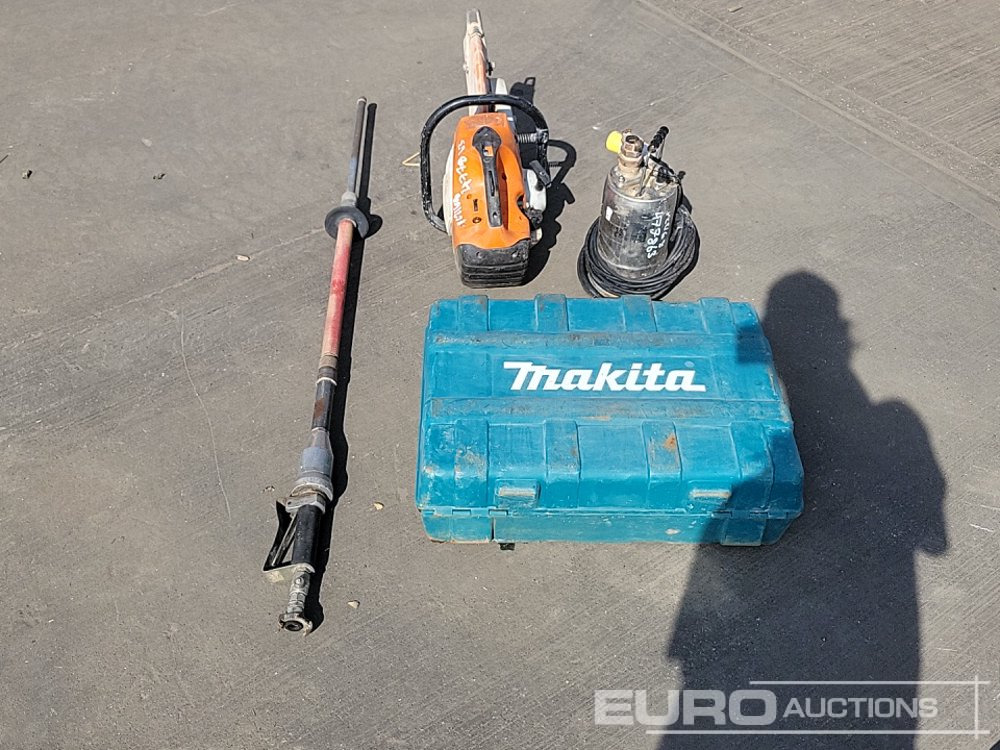 Stihl Quick Cut Saw, Makita Battery Grinder, Poker Unit Pole, 110 Volt Water Sump - Celtniecības maisītājs: foto 4 Stihl Quick Cut Saw, Makita Battery Grinder, Poker Unit Pole, 110 Volt Water Sump - Celtniecības maisītājs: foto 4
