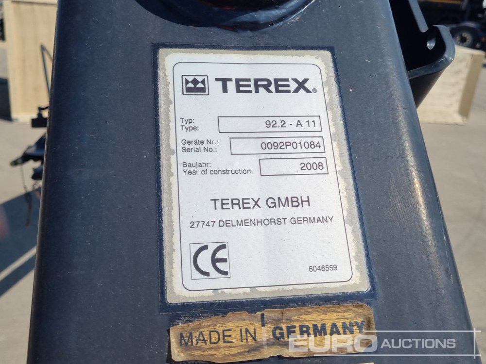 Celtnis-manipulators Terex 92.2-A11: foto 22