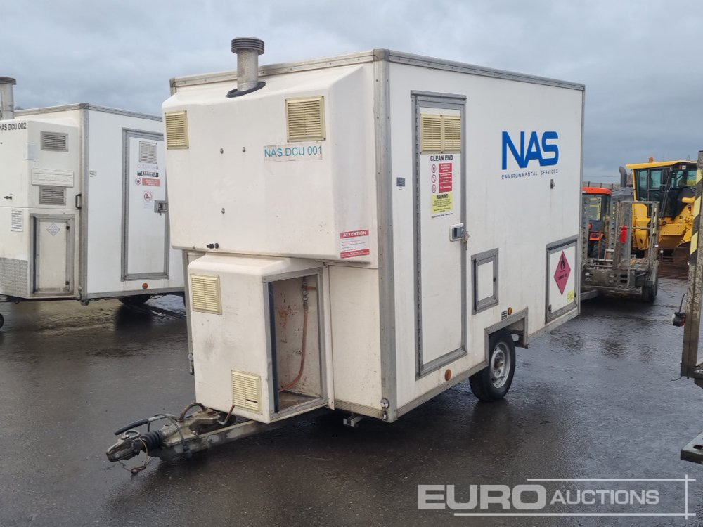 Thermac Single Axle Decontamination Unit, Self Contained, Gas Honda Generator Working Boiler - Celtniecības tehnikas piekabe: foto 1 Thermac Single Axle Decontamination Unit, Self Contained, Gas Honda Generator Working Boiler - Celtniecības tehnikas piekabe: foto 1