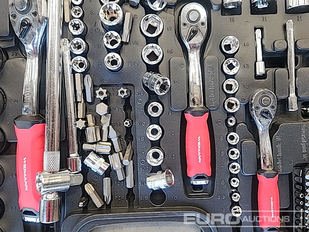 Garāžu aprīkojums Unused 172Pc Socket Set: foto 20