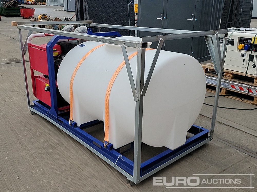 Unused 2024 1000 Litre Static Plastic Water Bowser, Electric Start Hot Water Pressure Washer, Jiang Dong Engine - Augstspiediena mazgātājs: foto 3 Unused 2024 1000 Litre Static Plastic Water Bowser, Electric Start Hot Water Pressure Washer, Jiang Dong Engine - Augstspiediena mazgātājs: foto 3