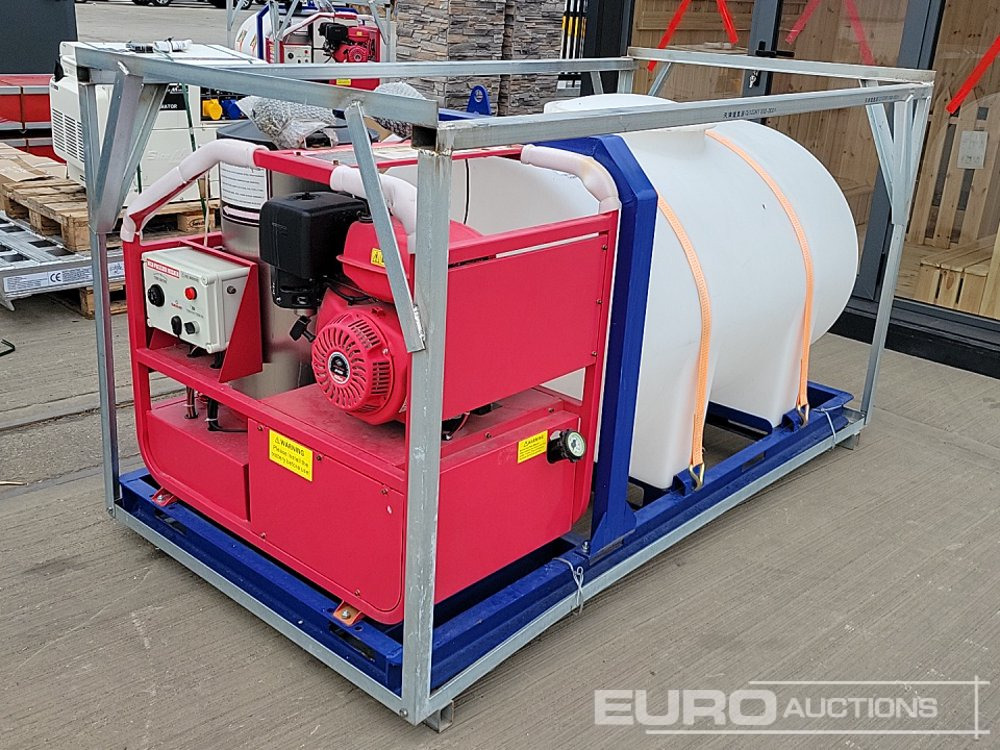 Unused 2024 1000 Litre Static Plastic Water Bowser, Electric Start Hot Water Pressure Washer, Jiang Dong Engine - Augstspiediena mazgātājs: foto 1 Unused 2024 1000 Litre Static Plastic Water Bowser, Electric Start Hot Water Pressure Washer, Jiang Dong Engine - Augstspiediena mazgātājs: foto 1