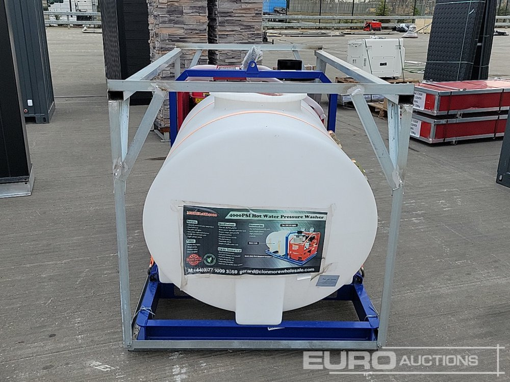 Unused 2024 1000 Litre Static Plastic Water Bowser, Electric Start Hot Water Pressure Washer, Jiang Dong Engine - Augstspiediena mazgātājs: foto 4 Unused 2024 1000 Litre Static Plastic Water Bowser, Electric Start Hot Water Pressure Washer, Jiang Dong Engine - Augstspiediena mazgātājs: foto 4