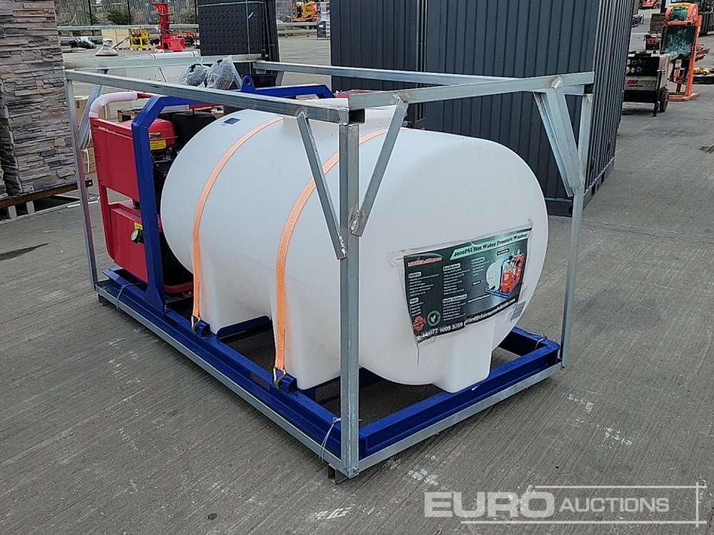 Unused 2024 1000 Litre Static Plastic Water Bowser, Electric Start Hot Water Pressure Washer, Jiang Dong Engine - Augstspiediena mazgātājs: foto 3 Unused 2024 1000 Litre Static Plastic Water Bowser, Electric Start Hot Water Pressure Washer, Jiang Dong Engine - Augstspiediena mazgātājs: foto 3