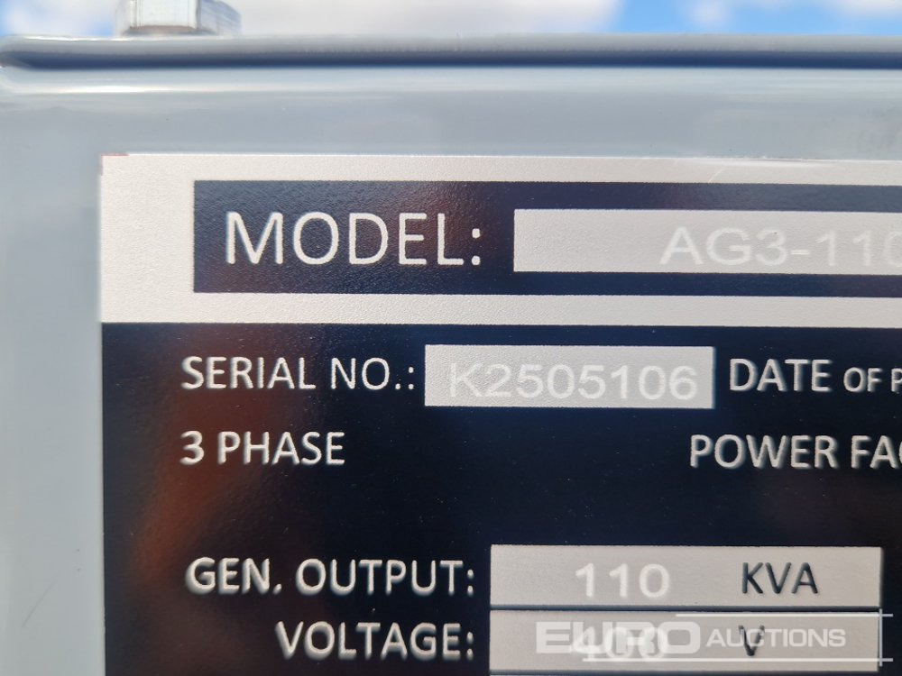 Elektroģenerators Unused 2025 Ashita Power AG3-110: foto 30