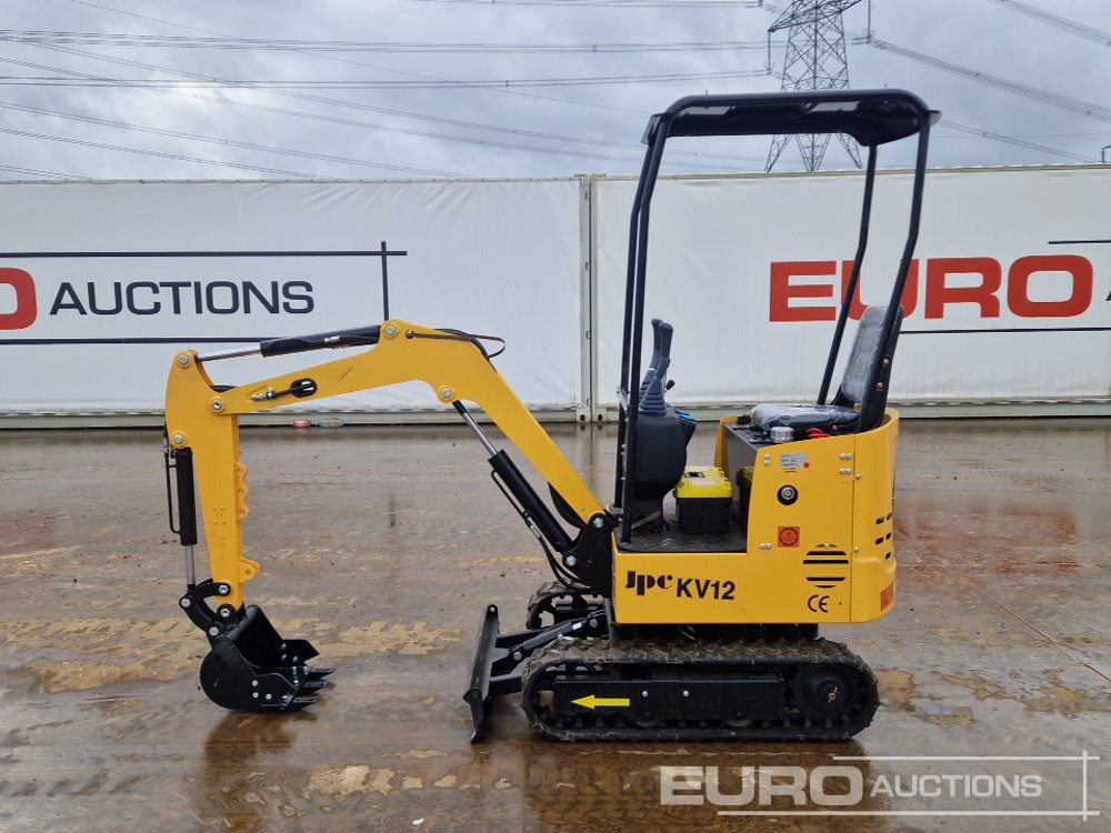 Unused 2025 JPC KV12 - Mini-ekskavators: foto 2 Unused 2025 JPC KV12 - Mini-ekskavators: foto 2