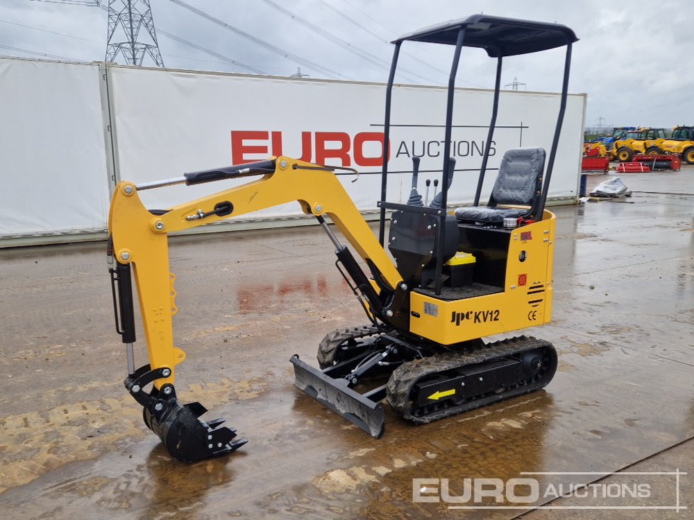 Unused 2025 JPC KV12 - Mini-ekskavators: foto 1 Unused 2025 JPC KV12 - Mini-ekskavators: foto 1