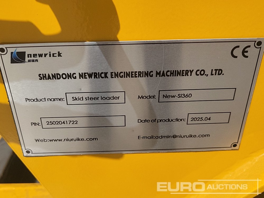 Kompaktiekrāvējs Unused 2025 Shandong SI360: foto 33