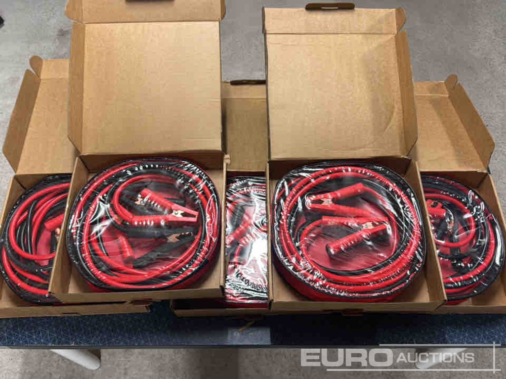 Unused 3000Amp 6 Metre Jump Leads (5 of) - Celtniecības maisītājs: foto 1 Unused 3000Amp 6 Metre Jump Leads (5 of) - Celtniecības maisītājs: foto 1