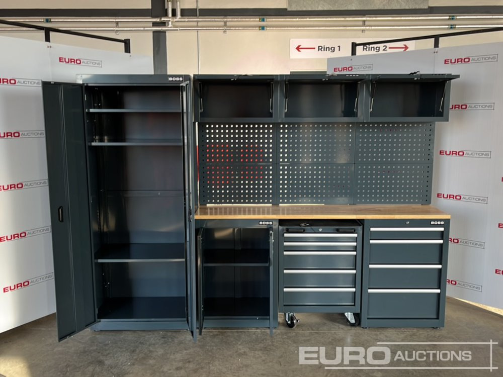 Unused Boss 2.6m 9 Drawer, 5 Cabinet Tool Station - Garāžu aprīkojums: foto 4 Unused Boss 2.6m 9 Drawer, 5 Cabinet Tool Station - Garāžu aprīkojums: foto 4