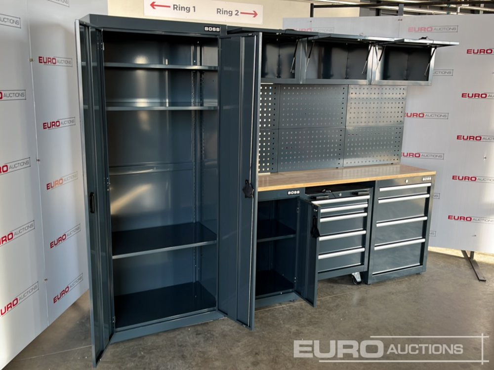 Unused Boss 2.6m 9 Drawer, 5 Cabinet Tool Station - Garāžu aprīkojums: foto 5 Unused Boss 2.6m 9 Drawer, 5 Cabinet Tool Station - Garāžu aprīkojums: foto 5