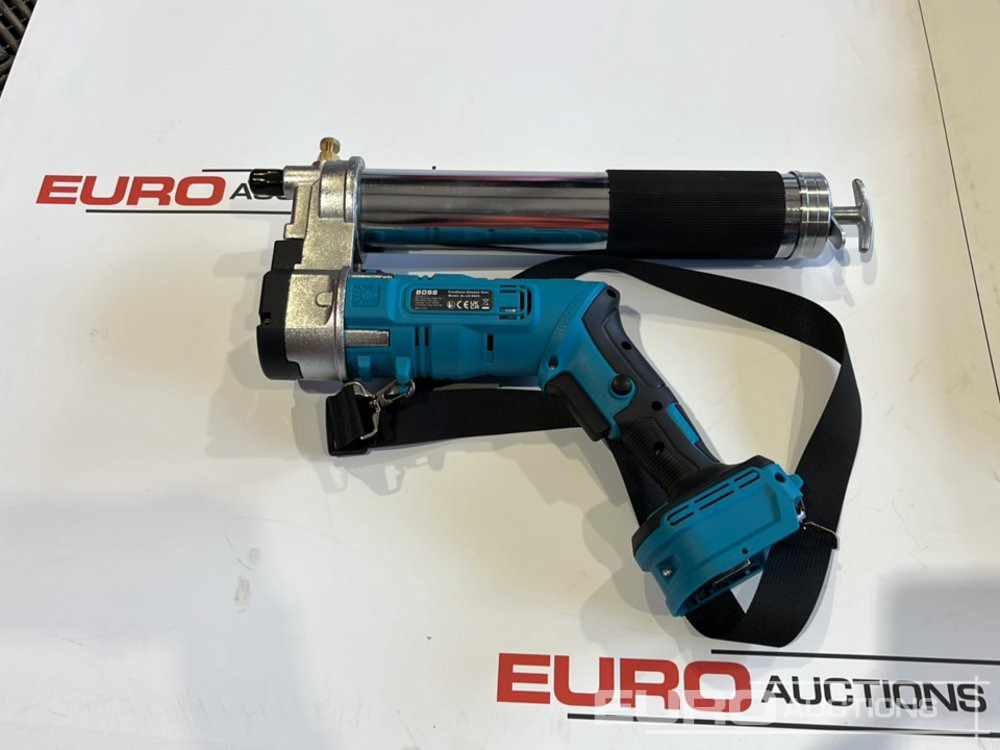 Garāžu aprīkojums Unused Boss 21 Volt Lithium Battery Cordless Grease Gun: foto 10