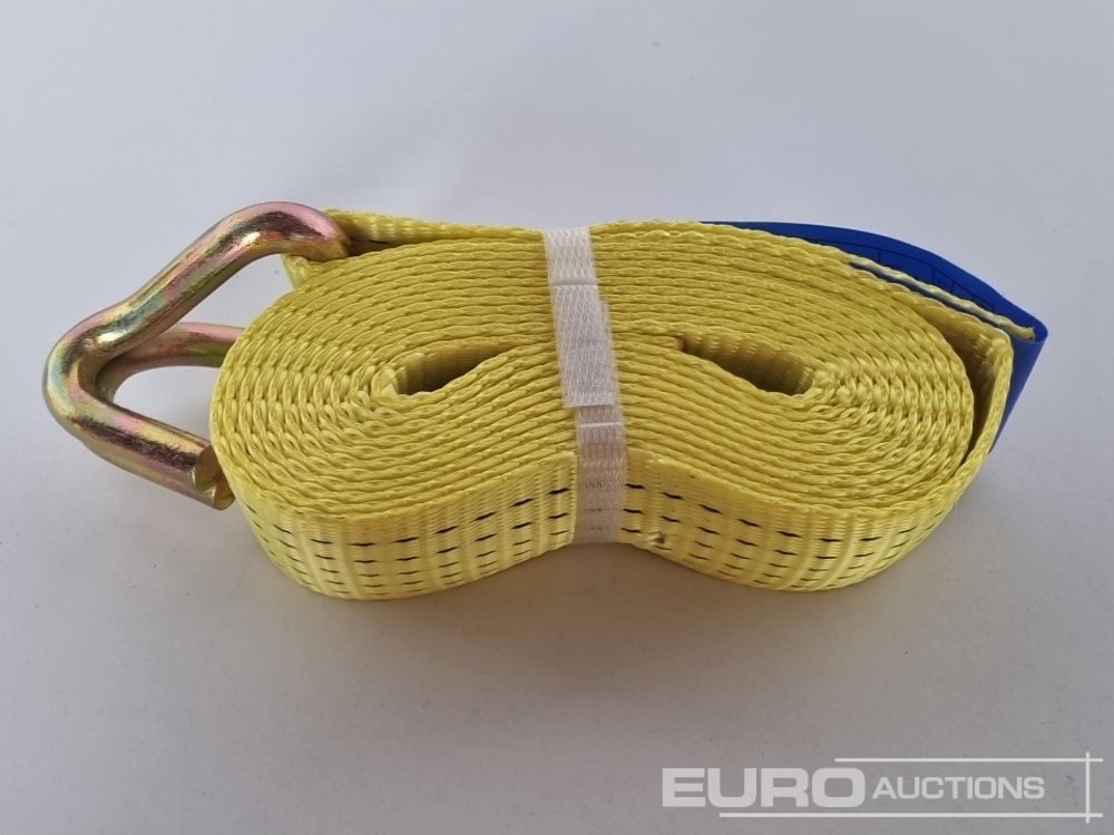 Celtniecības maisītājs Unused Boss 4M x 50mm 5 Ton Ratchet Straps with Sling (4 of): foto 21