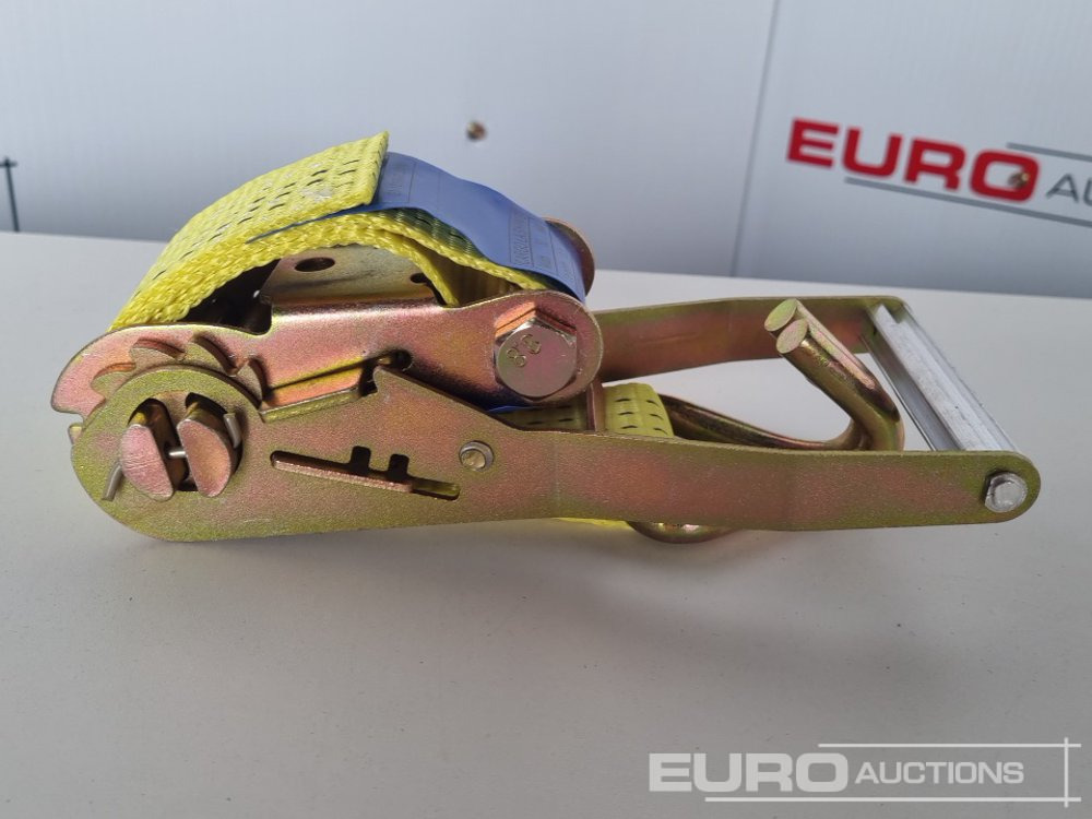 Celtniecības maisītājs Unused Boss 4M x 50mm 5 Ton Ratchet Straps with Sling (4 of): foto 10
