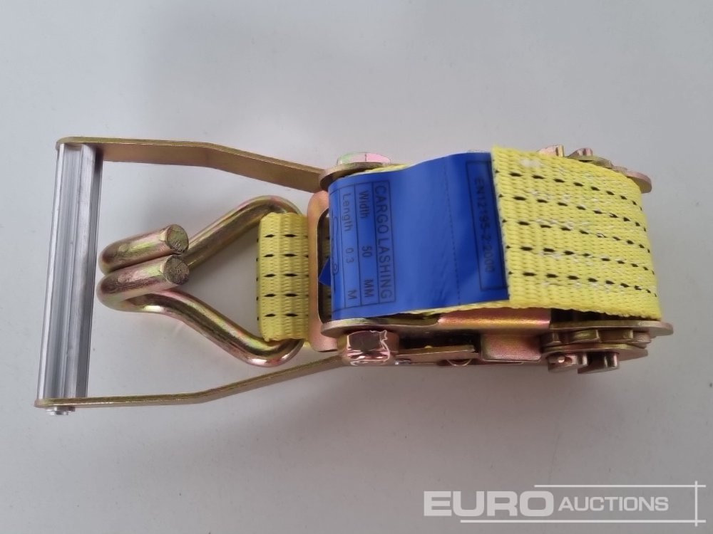 Celtniecības maisītājs Unused Boss 4M x 50mm 5 Ton Ratchet Straps with Sling (4 of): foto 12