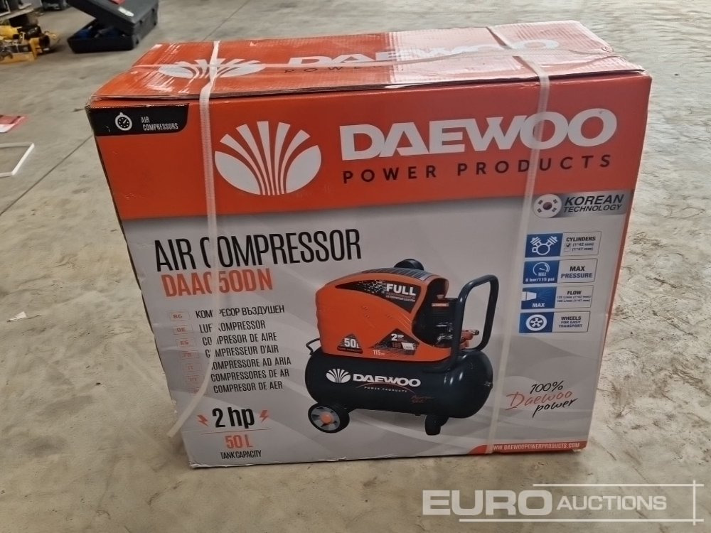 Unused Daewoo DAAC50DN - Gaisa kompresors: foto 4 Unused Daewoo DAAC50DN - Gaisa kompresors: foto 4
