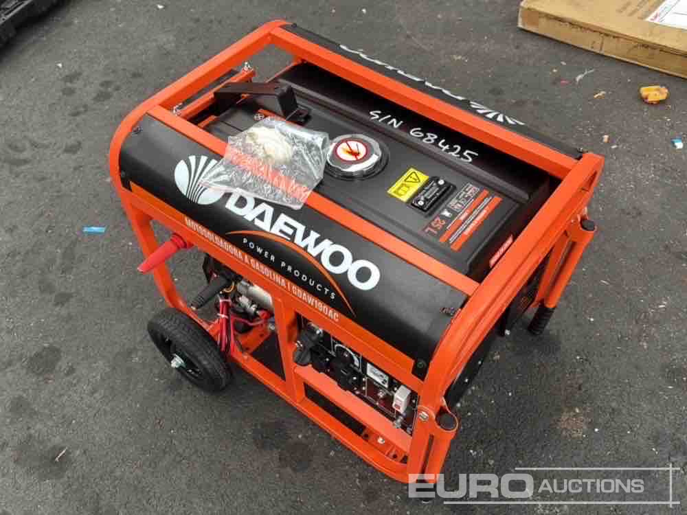 Unused Daewoo GDAW190AC 3.6Kw Petrol Generator - Dzinējs: foto 1 Unused Daewoo GDAW190AC 3.6Kw Petrol Generator - Dzinējs: foto 1