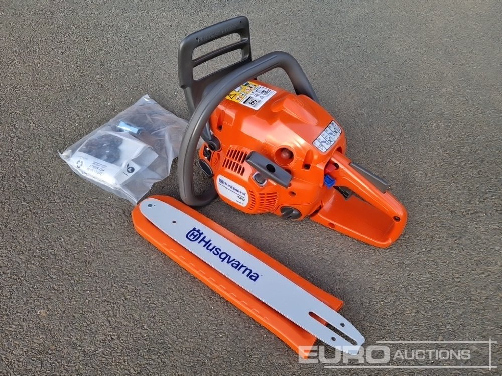 Unused Husqvarna 120 Mark II 14" Petrol Chain Saw - Garāžu aprīkojums: foto 3 Unused Husqvarna 120 Mark II 14" Petrol Chain Saw - Garāžu aprīkojums: foto 3