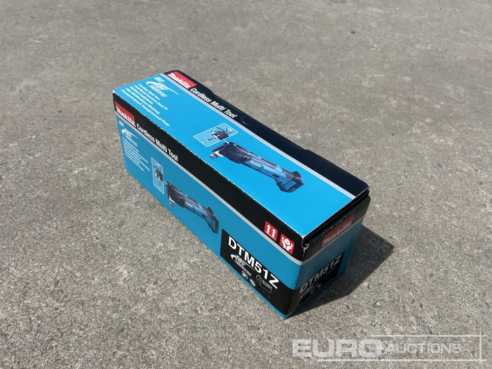 Unused Makita 18v DTM51Z LXT Multi-Tool (Body Only) - Celtniecības maisītājs: foto 1 Unused Makita 18v DTM51Z LXT Multi-Tool (Body Only) - Celtniecības maisītājs: foto 1