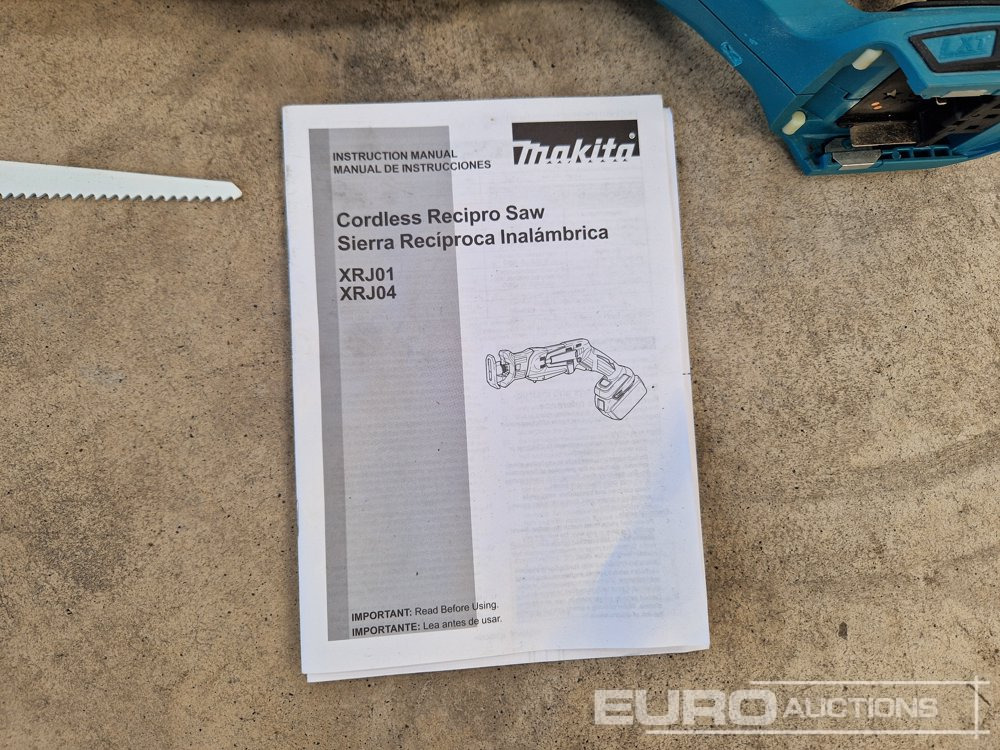 Unused Makita XRJ04 18v XLT Recip Saw (Body Only) - Celtniecības maisītājs: foto 5 Unused Makita XRJ04 18v XLT Recip Saw (Body Only) - Celtniecības maisītājs: foto 5