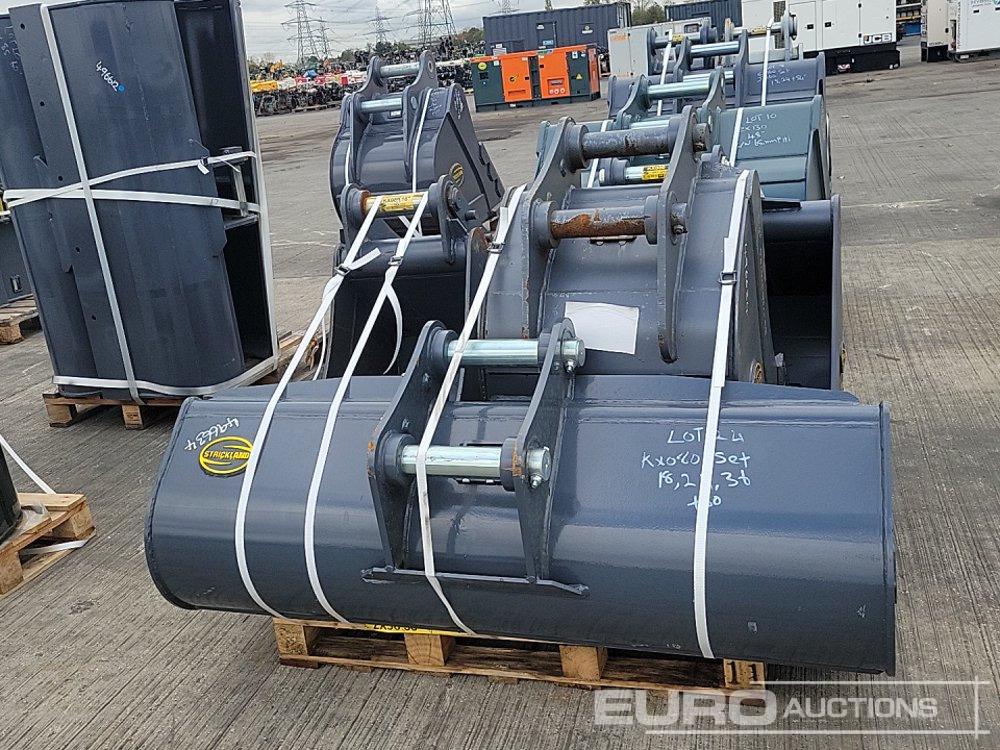 Unused Strickland 60" Ditching, 36", 24", 18" Digging Bucket 60mm to suit 10 Ton Excavator - Kauss: foto 4 Unused Strickland 60" Ditching, 36", 24", 18" Digging Bucket 60mm to suit 10 Ton Excavator - Kauss: foto 4