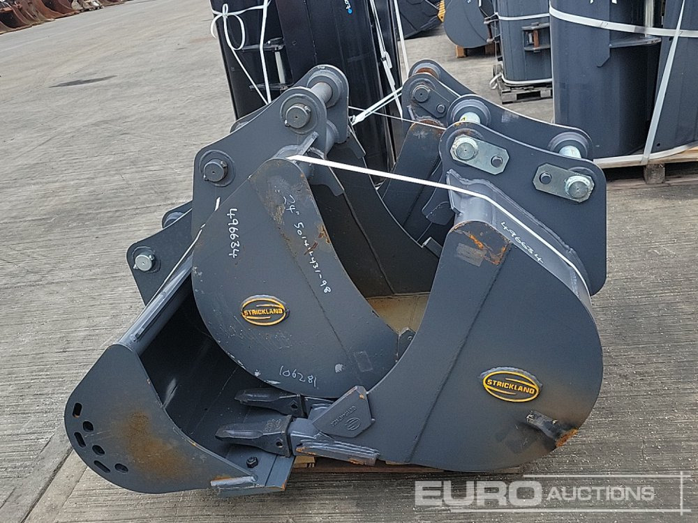 Unused Strickland 60" Ditching, 36", 24", 18" Digging Bucket 60mm to suit 10 Ton Excavator - Kauss: foto 2 Unused Strickland 60" Ditching, 36", 24", 18" Digging Bucket 60mm to suit 10 Ton Excavator - Kauss: foto 2