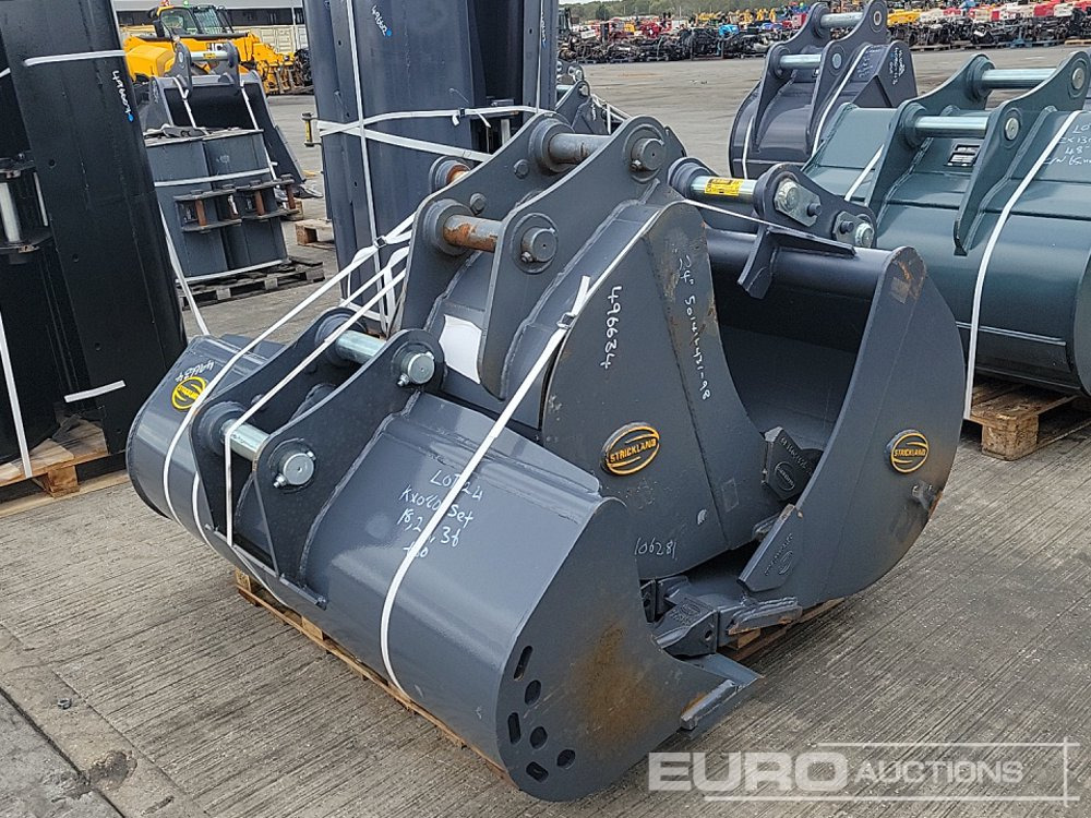 Unused Strickland 60" Ditching, 36", 24", 18" Digging Bucket 60mm to suit 10 Ton Excavator - Kauss: foto 3 Unused Strickland 60" Ditching, 36", 24", 18" Digging Bucket 60mm to suit 10 Ton Excavator - Kauss: foto 3