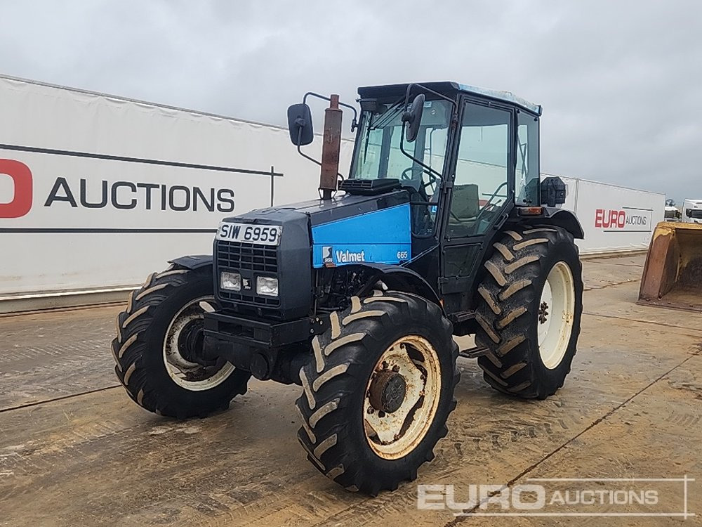 Valmet 665-4 - Traktors: foto 1 Valmet 665-4 - Traktors: foto 1