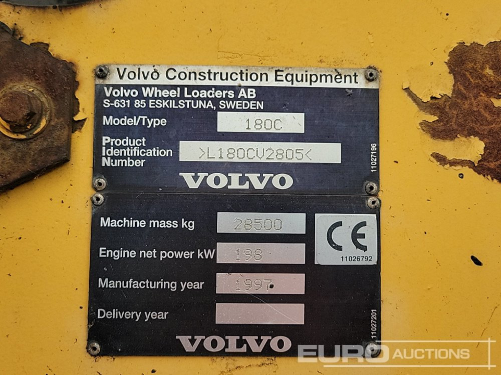 Riteņu iekrāvējs Volvo 180C: foto 49