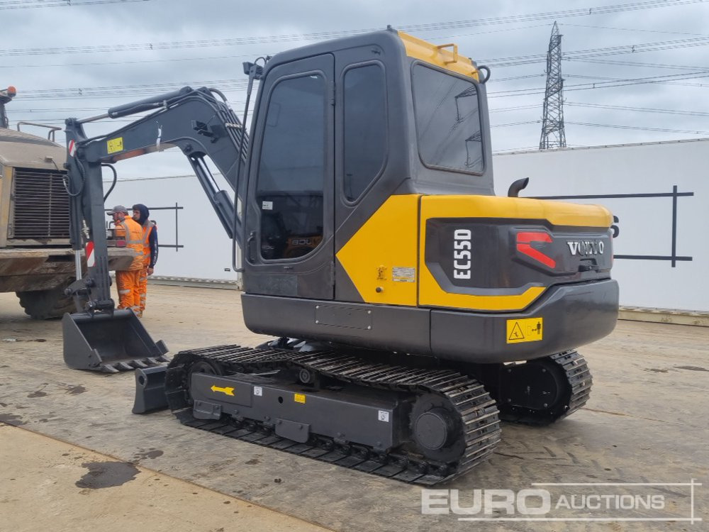 Volvo EC55D - Mini-ekskavators: foto 3 Volvo EC55D - Mini-ekskavators: foto 3