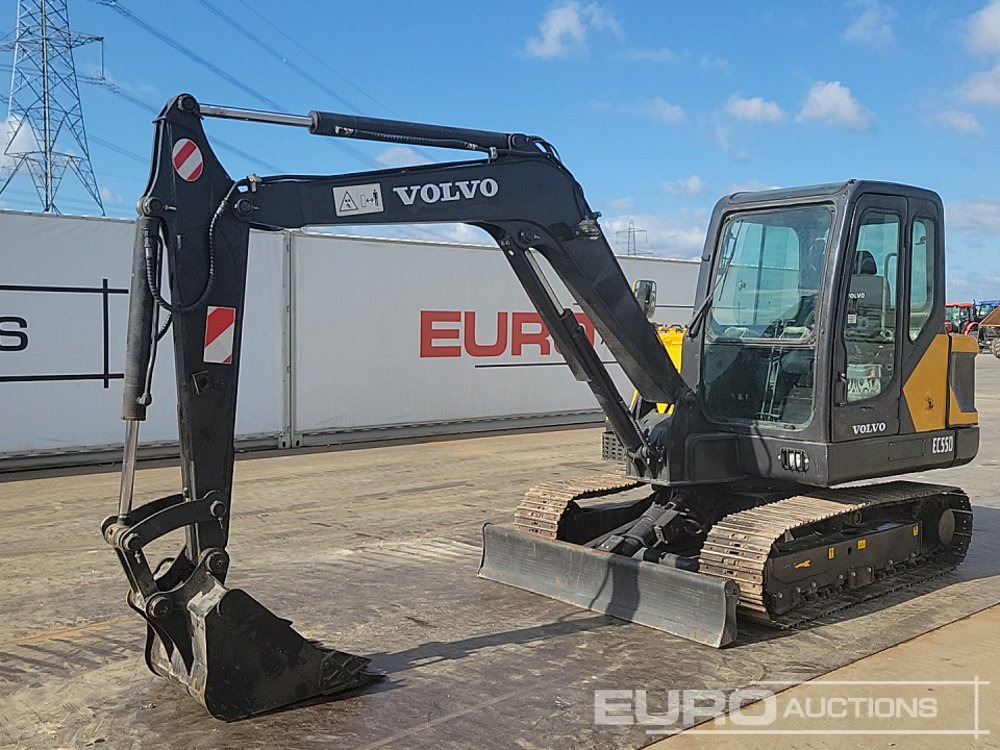 Volvo EC55D - Mini-ekskavators: foto 1 Volvo EC55D - Mini-ekskavators: foto 1