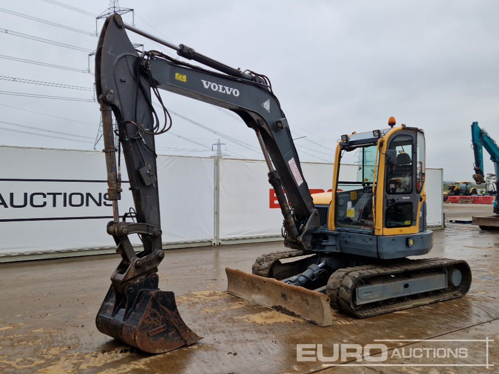 Volvo ECR88 - Mini-ekskavators: foto 1 Volvo ECR88 - Mini-ekskavators: foto 1