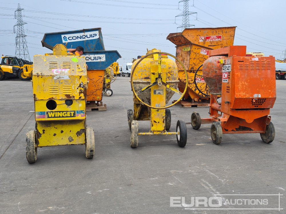 Winget 100T Diesel Cement Mixer, Yanmar Engine (2 of), Belle 100XT 110Volt Cement Mixer - Betona maisītājs: foto 4 Winget 100T Diesel Cement Mixer, Yanmar Engine (2 of), Belle 100XT 110Volt Cement Mixer - Betona maisītājs: foto 4