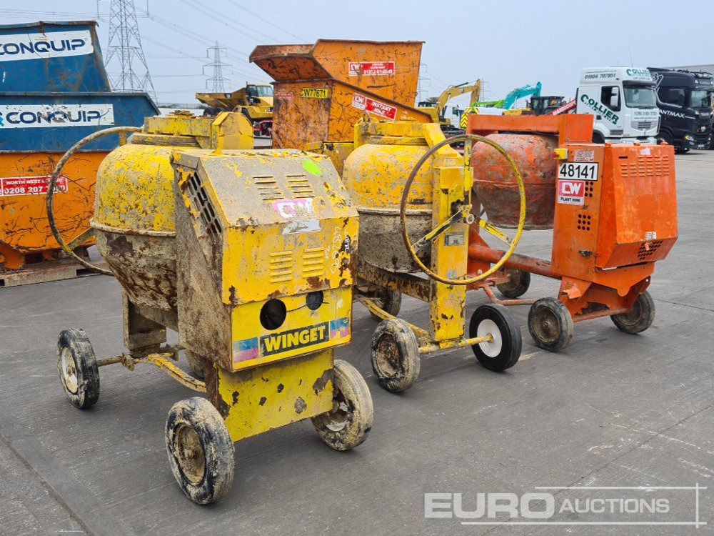 Winget 100T Diesel Cement Mixer, Yanmar Engine (2 of), Belle 100XT 110Volt Cement Mixer - Betona maisītājs: foto 3 Winget 100T Diesel Cement Mixer, Yanmar Engine (2 of), Belle 100XT 110Volt Cement Mixer - Betona maisītājs: foto 3