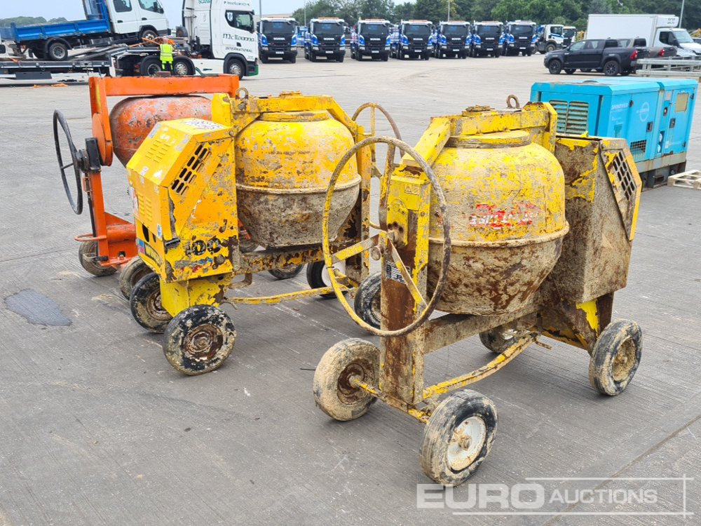 Winget 100T Diesel Cement Mixer, Yanmar Engine (2 of), Belle 100XT 110Volt Cement Mixer - Betona maisītājs: foto 1 Winget 100T Diesel Cement Mixer, Yanmar Engine (2 of), Belle 100XT 110Volt Cement Mixer - Betona maisītājs: foto 1