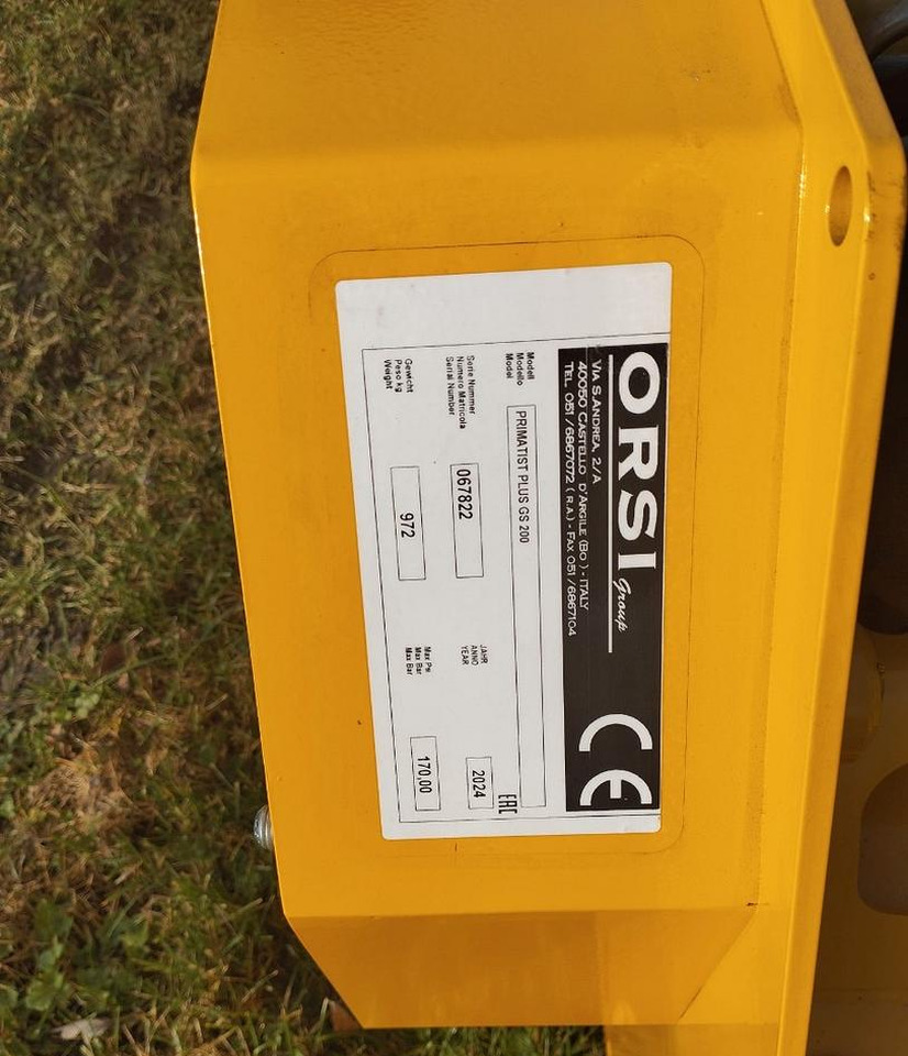 Orsi trincia laterale nuova Primatist Plus GS 200 - Smalcinātājs ar sānu nobīdi: foto 3 Orsi trincia laterale nuova Primatist Plus GS 200 - Smalcinātājs ar sānu nobīdi: foto 3