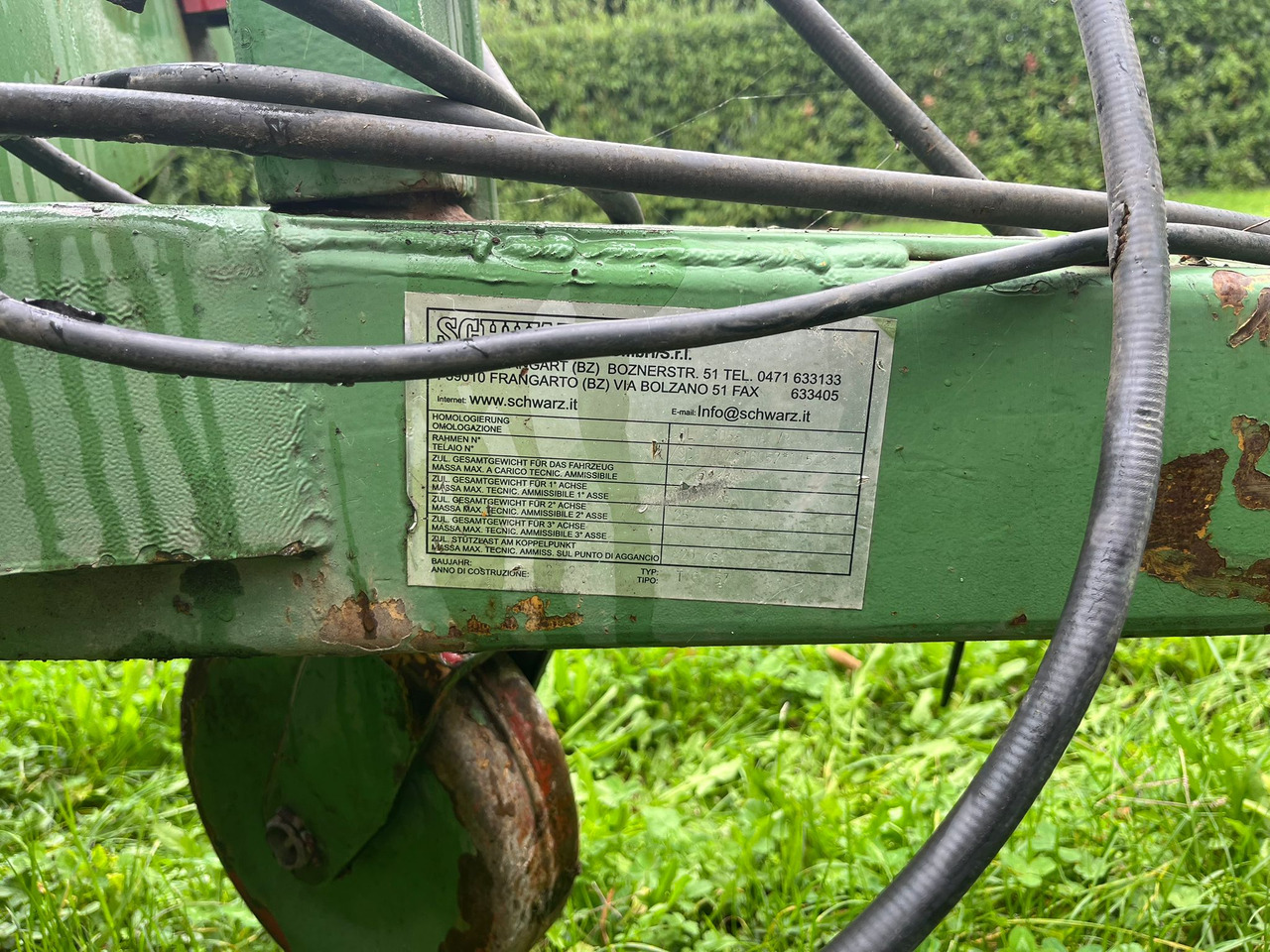 Rimorchio usato Schwarz t6057 - Lauksaimniecības piekabe-platforma: foto 4 Rimorchio usato Schwarz t6057 - Lauksaimniecības piekabe-platforma: foto 4