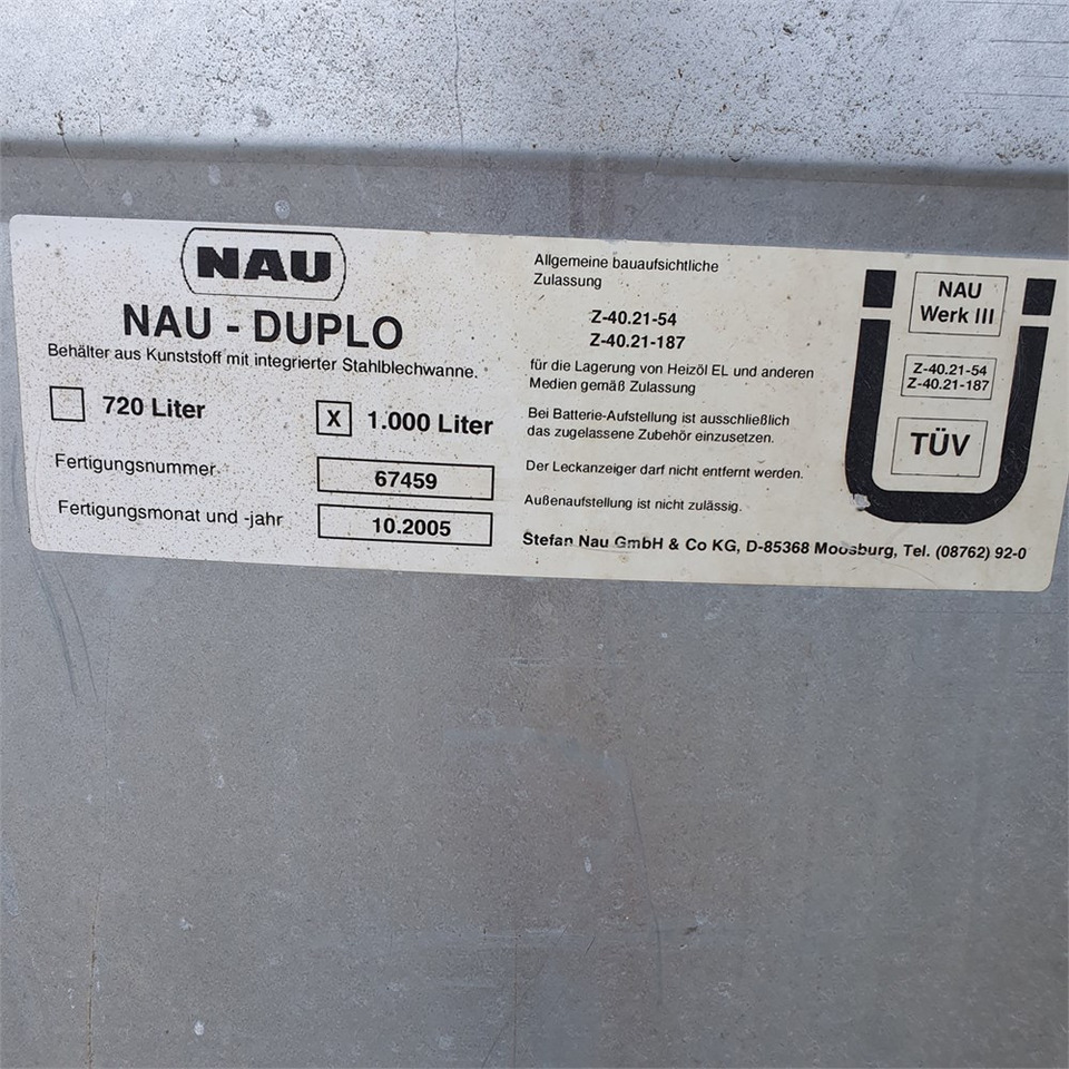 ABC 1000 Liter - Uzglabāšanas tvertne: foto 3 ABC 1000 Liter - Uzglabāšanas tvertne: foto 3