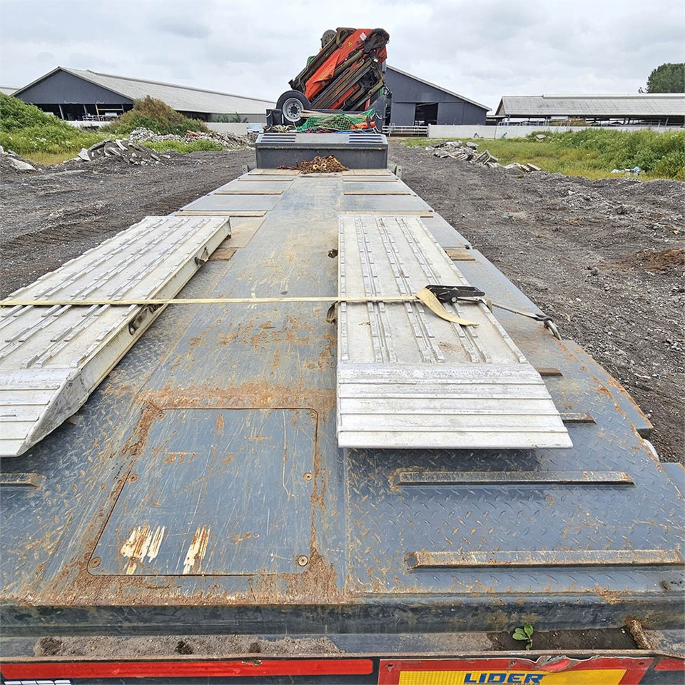 Puspiekabe zema profila platforma ABC Lider Lowbed LDR4A - model B: foto 10