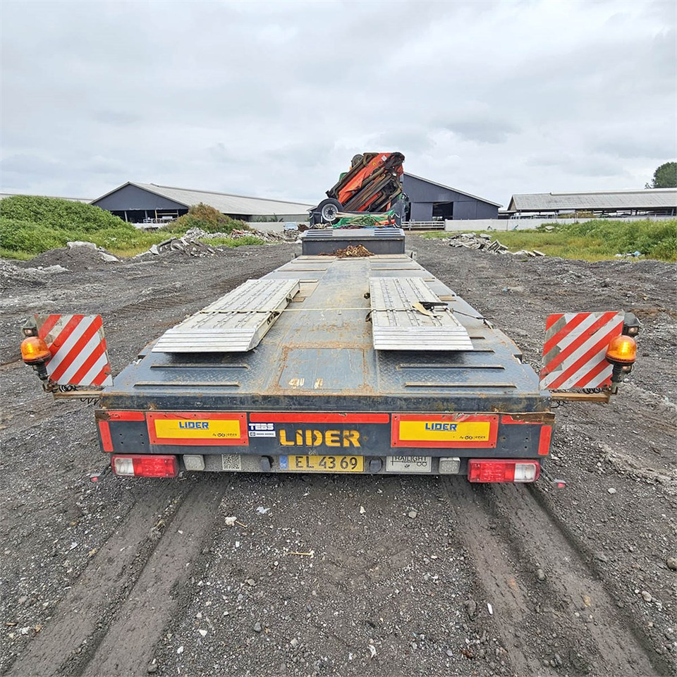 Puspiekabe zema profila platforma ABC Lider Lowbed LDR4A - model B: foto 9